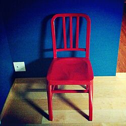 キッチン/カラフルな壁/チェア/椅子/青...などのインテリア実例 - 2012-09-05 20:28:25