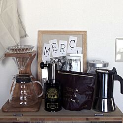 コーヒードリッパー/ハリオV60/coffee/コーヒー/カフェ風...などのインテリア実例 - 2016-02-16 11:37:56