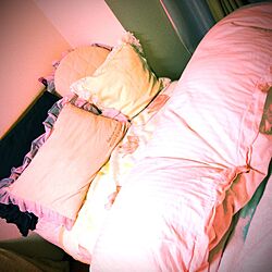 ベッド周り/Francfranc/初/cocoonist/ピンクのお部屋...などのインテリア実例 - 2014-11-02 00:08:41