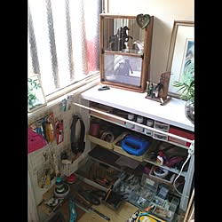 部屋全体/DIY/コレクションケース/シェルフ/秘密基地 仕事場...などのインテリア実例 - 2016-05-14 09:29:18