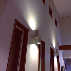 壁/天井/シンプルナチュラル/吹抜け/照明/廊下...などのインテリア実例 - 2017-02-19 00:37:28