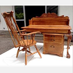 机/Wood Artist Hiko/手作り家具/アンティーク調/学習机...などのインテリア実例 - 2014-06-10 21:40:28