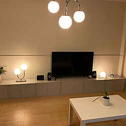 照明/IKEA/スィムリスハムン/一人暮らし/部屋全体のインテリア実例 - 2021-07-04 02:20:09