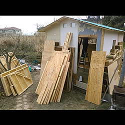 工場製作の現場組/製作半年設営3日仕上げ半年/基礎は以前の小屋のものを流用のインテリア実例 - 2023-07-27 09:48:19