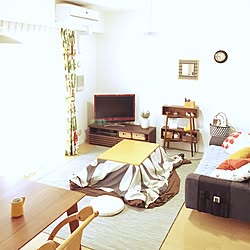 部屋全体/コタツ/IKEA/夏用ラグ/リビング...などのインテリア実例 - 2016-04-14 09:49:39