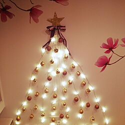 壁/天井/X'mas/クリスマスツリー/IKEAのインテリア実例 - 2014-11-06 23:59:52