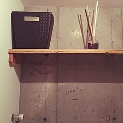 バス/トイレ/IKEA/一人暮らし/モノトーン/DIY...などのインテリア実例 - 2016-03-27 10:27:51