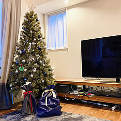 テレビ台/リビング/クリスマス/クリスマスプレゼント/クリスマスツリーのインテリア実例 - 2021-12-25 14:26:44