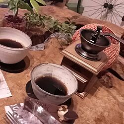 机/コーヒーミル/植物のインテリア実例 - 2014-09-19 00:42:04