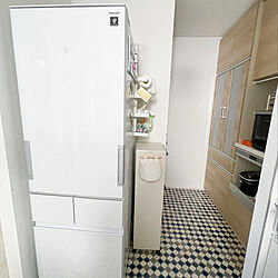 白い冷蔵庫/冷蔵庫/モニター応募投稿/キッチンのインテリア実例 - 2022-01-12 13:36:45