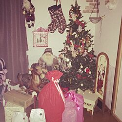 Santa Claus/サンタクロース/クリスマスツリー/トールペイント/christmas tree...などのインテリア実例 - 2016-12-24 23:30:24