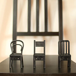 黒い椅子/IKEA椅子/IKEA/IKEA椅子型フック/リビングのインテリア実例 - 2022-01-21 16:10:26