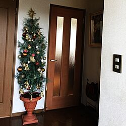 クリスマスツリー/アンティーク/レトロ/シャビーシック/雑貨...などのインテリア実例 - 2016-12-05 14:22:58