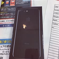 机/iPhone7plusに変えました/データ引き継ぎ出来ない/キリ＆shiho/無言の一斉フォローお許しください...などのインテリア実例 - 2017-01-15 07:14:29