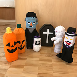 手作りおもちゃ/ハロウィン/ハンドメイド/わたしのDIY&リメイクアイデア/リサイクル...などのインテリア実例 - 2020-09-12 20:20:32