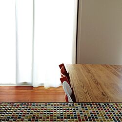 キッチン/無垢のダイニングテーブル/タイル/庭/無垢の床のインテリア実例 - 2015-07-11 16:27:42
