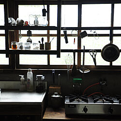 DIY/古民家/ガラス窓/リノベーション/キッチンのインテリア実例 - 2021-02-09 09:20:10