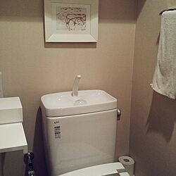 バス/トイレ/IKEA/夏休みきたー(*´ω｀*)/まっしろトイレのインテリア実例 - 2014-07-23 07:05:32