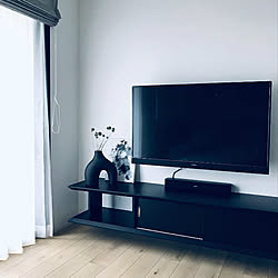 イクタフローリング/テレビボード/造作テレビボード/H&M HOME/シンプルインテリア...などのインテリア実例 - 2022-04-14 17:18:15