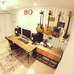 棚/IKEA/DIY/収納/ギター...などのインテリア実例 - 2016-11-07 12:12:36