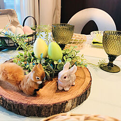 ウサギ/イースター/自然が好き/テーブルウェア/うちの食卓...などのインテリア実例 - 2020-04-05 16:42:06
