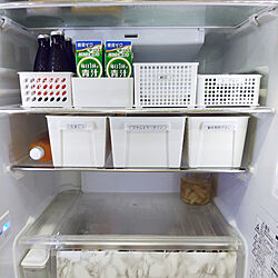 キッチン/冷蔵庫内収納/清潔感/使いやすい冷蔵庫内のインテリア実例 - 2021-08-03 10:00:40