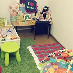 部屋全体/子ども椅子/子ども用椅子/子どもコーナー/子どものおもちゃ...などのインテリア実例 - 2013-11-28 21:40:06