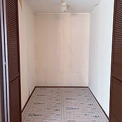 壁紙/棚板DIY/WICのある寝室/WIC/リフォーム...などのインテリア実例 - 2023-02-12 20:07:43