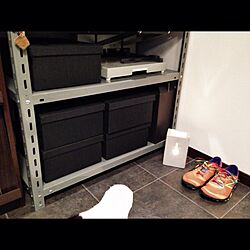 IKEA/収納BOX/同じものを並べたい/裁断機/ランニングシューズ...などのインテリア実例 - 2013-08-26 08:06:08