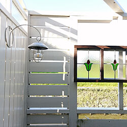 玄関/入り口/ガーデンフェンス DIY/ソーラーライト/キシマの照明/キシマガーデンライトのインテリア実例 - 2021-08-06 07:29:26