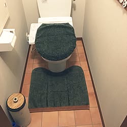 バス/トイレ/ニトリ トイレマット/ニトリ トイレカバー/ニトリトイレマット/ニトリトイレカバー...などのインテリア実例 - 2017-02-02 21:10:59