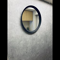 IKEA/ミラー/グレー/モルタル調/玄関/入り口のインテリア実例 - 2022-11-18 11:15:58