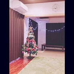 部屋全体/クリスマスツリー150cm/ツリーの足元隠したい/子供達好みのインテリア実例 - 2018-11-26 15:17:25