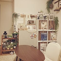 部屋全体/新しい座椅子が欲しい/まだ迷走中/いなざうるす屋さん/フェイクグリーン...などのインテリア実例 - 2014-02-12 08:48:56