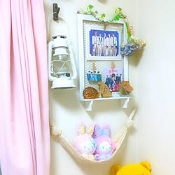 部屋全体/ぬいぐるみハンモック/ナチュラルインテリア/おしゃれ/かわいい♡...などのインテリア実例 - 2023-10-24 19:40:02