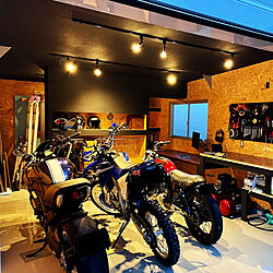 バイク/バイク車庫/バイクのある生活/バイク小屋/バイク好き...などのインテリア実例 - 2022-03-15 22:38:35