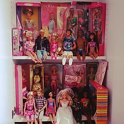 ベッド周り/Barbie & Ken/おもちゃ/バービー/barbie...などのインテリア実例 - 2015-01-28 16:32:26