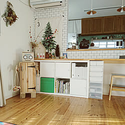 部屋全体/12坪/IKEA/DIY/狭小住宅...などのインテリア実例 - 2017-12-22 09:26:17