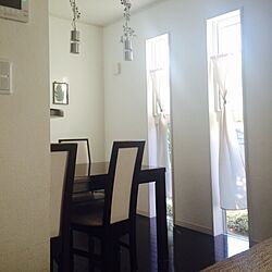 部屋全体/3COINS/照明/シンプルに白、茶、黒が大好き！/ダイニングテーブル周り...などのインテリア実例 - 2014-12-02 20:12:24