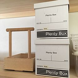 棚/Plenty Box/セリア/無垢材のインテリア実例 - 2017-05-06 11:05:41