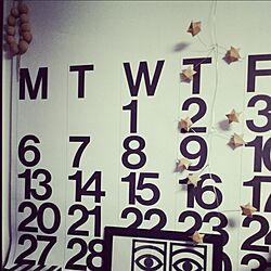 壁/天井/ハンドメイド/handmade/クラフト/stendig calendar2014...などのインテリア実例 - 2014-01-13 23:36:09