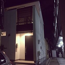 玄関/入り口/夜/マイホームのインテリア実例 - 2016-09-29 22:09:30
