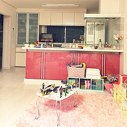 キッチン/変えたい場所/おもちゃ/窓のサッシを白にペイント/生活感...などのインテリア実例 - 2015-07-08 22:24:21