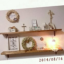 壁/天井/いつもいいねありがとうございます♡/Blogやってます♪/オーダー承けます♡/KMC*craft...などのインテリア実例 - 2014-08-16 19:34:19