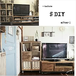 棚/カラーボックス/団地/賃貸/DIY...などのインテリア実例 - 2014-09-14 20:18:24