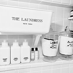 バス/トイレ/laundress/ランドリーボトル/mon・o・tone/White...などのインテリア実例 - 2017-09-08 09:13:54