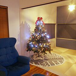 クリスマスツリー/クリスマスツリー180cm/いよいよ♡/琉球畳み/子供と暮らす。...などのインテリア実例 - 2016-12-03 20:52:25