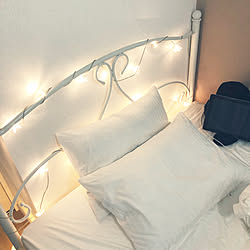 ベッド周り/寝室/IKEA/北欧/無印良品...などのインテリア実例 - 2018-03-14 00:31:08