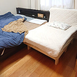 ベッド周り/DIY/子供ベッド/roomclip/白が好き...などのインテリア実例 - 2022-01-15 17:23:41
