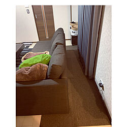 パネルカーペット/IKEAのソファー/茨城県民/安く済ませたい！！/大型分譲...などのインテリア実例 - 2020-04-04 04:00:12